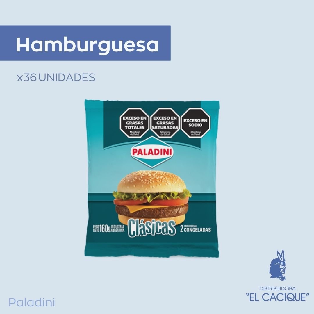 HAMBURGUESA X 30 UNID. PALADINI